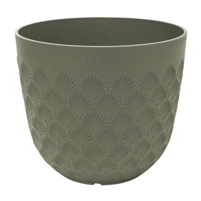 Doniczka Melody Scallop 36 cm zielony