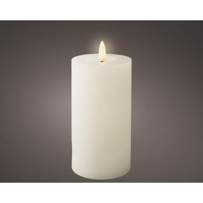 Świeca woskowa LED z efektem naturalnego płomienia 15 cm