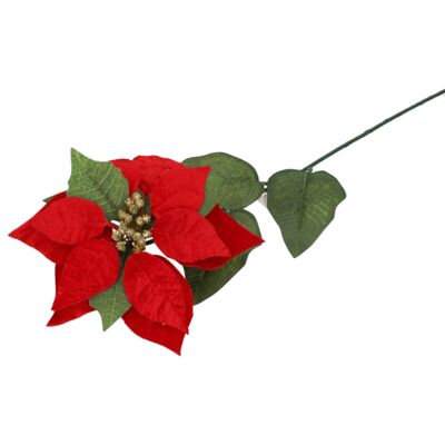 Gwiazda betlejemska pojedyncza welur 69 cm