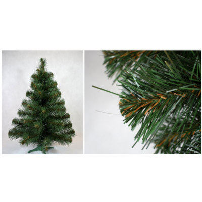 Choinka zielona 70 cm + oświetlenie 50 led