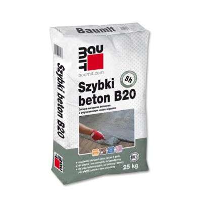 Szybki beton B20 5 h 25 kg