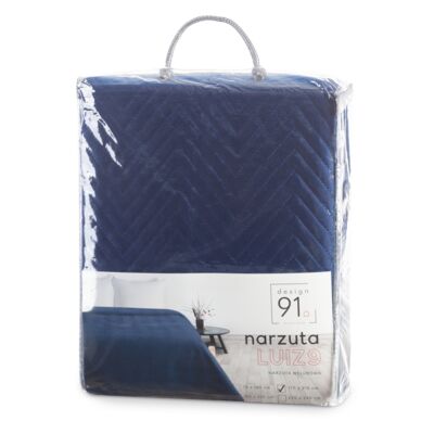 Narzuta D91 Luiz 170 x 210 cm granatowa