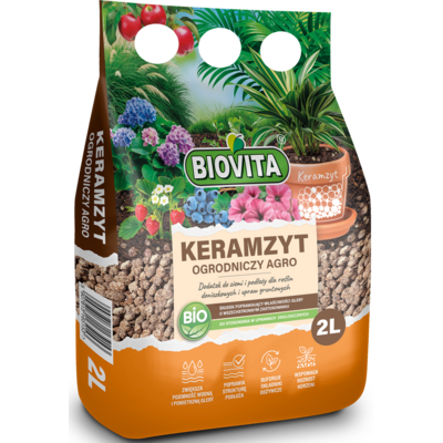 Keramzyt ogrodniczy Agro 2 l 8 - 16 mm BIOVITA