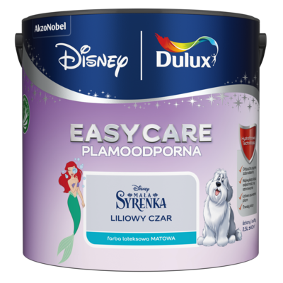 Farba EASYCARE Plamoodporna DISNEY Liliowy Czar 2,5 l Dulux