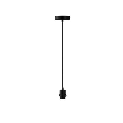 Zawiesie do lamp E27 80 cm czarne