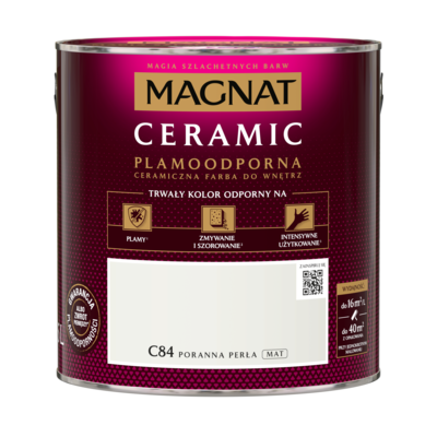 Farba ceramiczna MAGNAT Ceramic poranna perła C84 2,5 l