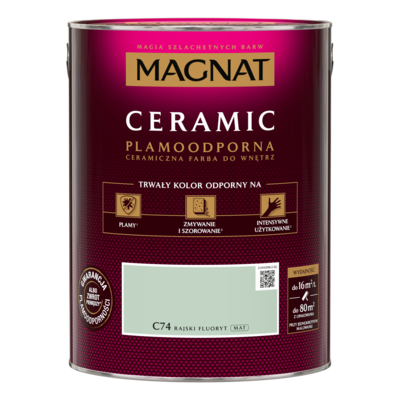 Farba ceramiczna MAGNAT Ceramic rajski fluoryt C74 5 l