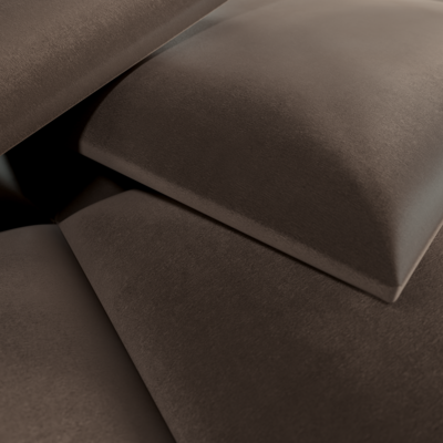Panel tapicerowany Duo Velve Choco 60 x 30 cm
