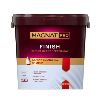 Gładź szpachlowa Finish 25 kg Magnat Pro