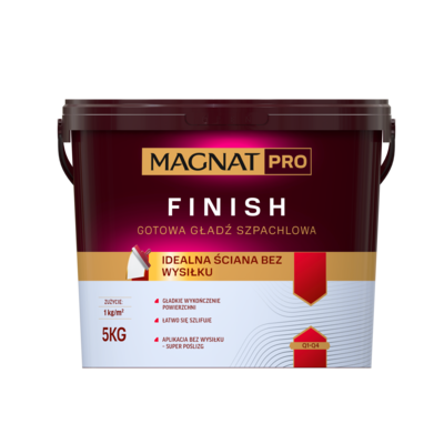 Gładź szpachlowa Finish 5 kg Magnat Pro