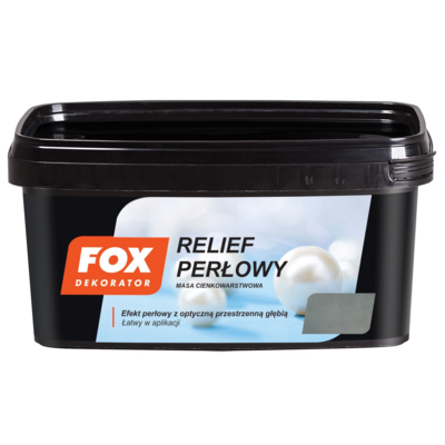 Masa cienkowarstwowa RELIEF PERŁOWY Mint 1 kg