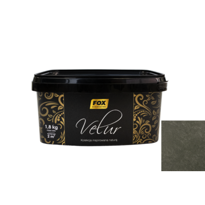 Tynk dekoracyjny VELUR 0011 Heban 1,8 kg