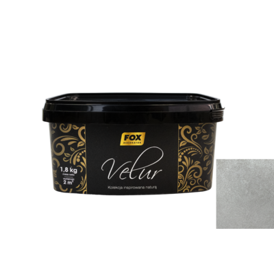 Tynk dekoracyjny VELUR 0009 Popiel 1,8 kg