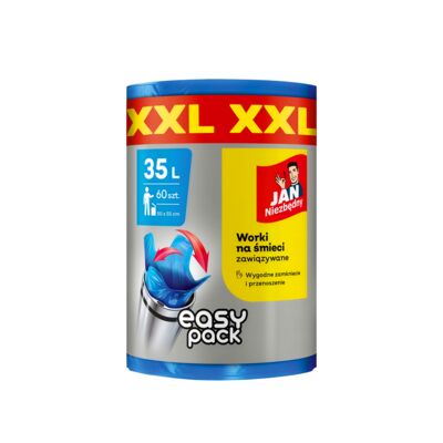 Worki EASY-PACK niebieski XXL 35 l 60 sztuk