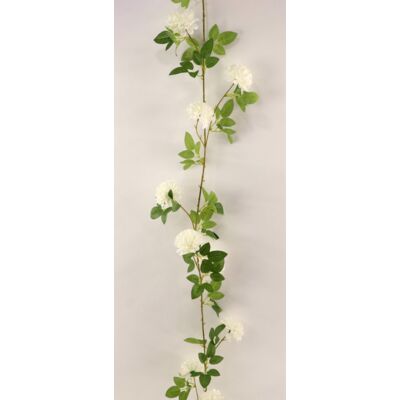 Kwiat sztuczny girlanda z chryzantem wys. 180 cm