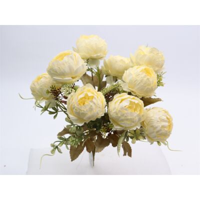 Kwiat sztuczny peonia bukiet 39 cm