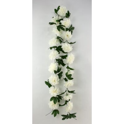 Kwiat sztuczny girlanda z peonii wys. 220 cm