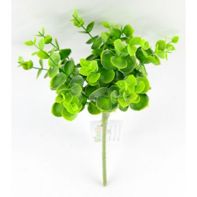 Kwiat sztuczny - liście eukaliptusa gałązka wys. 25 cm