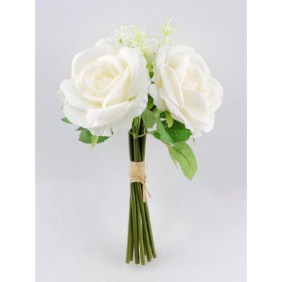 Kwiat sztuczny bukiet róż wys. 28 cm