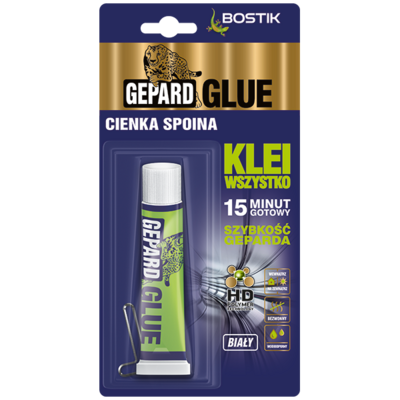 Klej montażowy GEPARD GLUE biały 25 ml BOSTIK