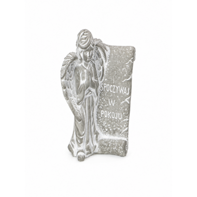 Figura nagrobna 18 x 7,5 x 16 cm anioł
