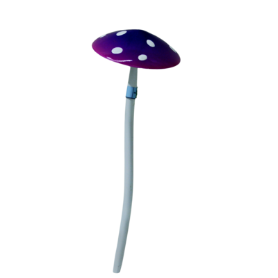 Dekoracja ozdobna pik metalowy grzyb 50 cm