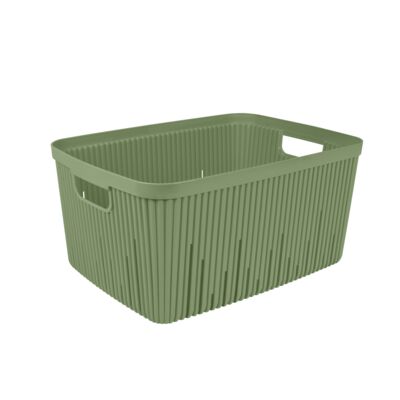 Pojemnik ryflowany 18 l zie lony