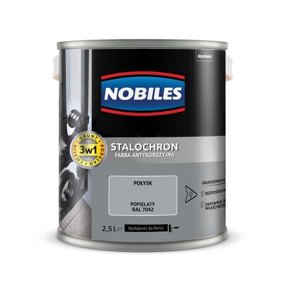 Farba Nobiles Stalochron Popielaty RAL 7042 2,5 l