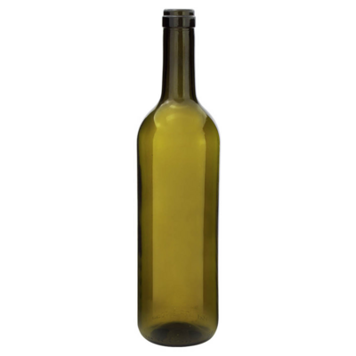 Butelka na wino Bordolese 0,75 l oliwkowa 10 szt.