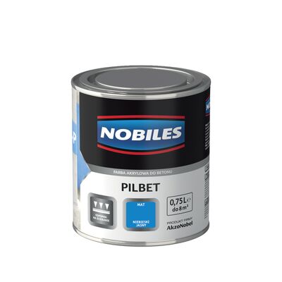 Farba do betonu Pilbet Niebieski Jasny 0,75 l Nobiles