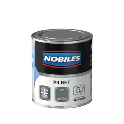 Farba do betonu Pilbet Szary Portlandzki 0,75 l Nobiles