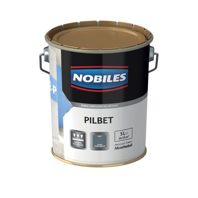 Farba do betonu Pilbet Szary Portlandzki 5 l Nobiles