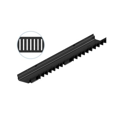 Kanał 5 x 100 cm Plastic Channel ruszt tworzywo sztuczne A15 ACO