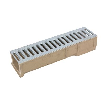 Kanał z rusztem ze stali ocynkowanej 9,5 x 100 cm XSelf polimerbeton ACO