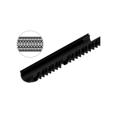 Kanał H90 1 m Easyline czarny ruszt MANHATTAN tworzywo sztuczne PP-GF 7mm B125 ACO