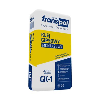 Klej gipsowy montażowy GK-1 10 kg Franspol