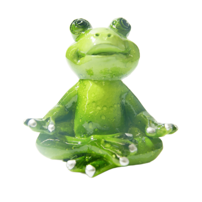 Figura z poliresinu żaba 6 cm zielony