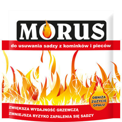 Proszek do usuwania sadzy z kominków i pieców 50 g MORUS