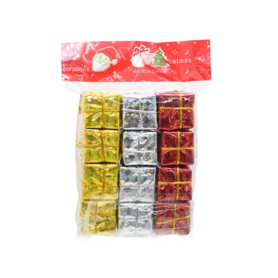 Prezencik zawieszka styropianowa 12 szt. 2,5 cm mix kolorów