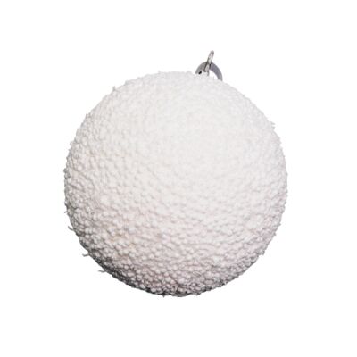 Bombka styropianowa 20 cm biały