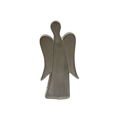 Figura ceramiczna anioł 19,8 cm biały