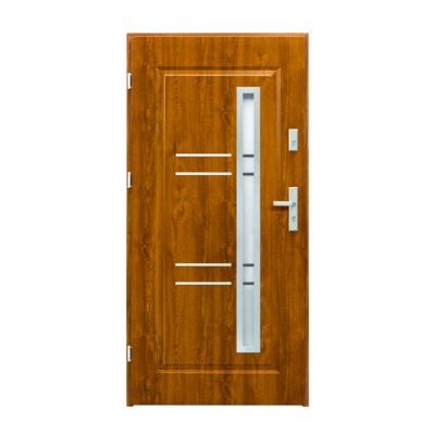 Drzwi zewnętrzne Opal złoty dąb 90 cm lewe Splendoor