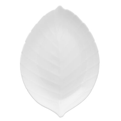 Półmisek liść 25,5 x 17,5 cm Nocturn white Altom Design