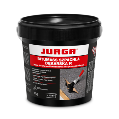 Masa asfaltowa BITUMASS szpachla dekarska R 1 kg JURGA