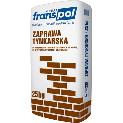 Zaprawa tynkarska ZT-1 25 kg Franspol