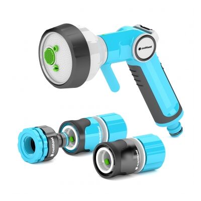 Zestaw ze zraszaczem pistoletowym 4-funkcyjnym 1/2