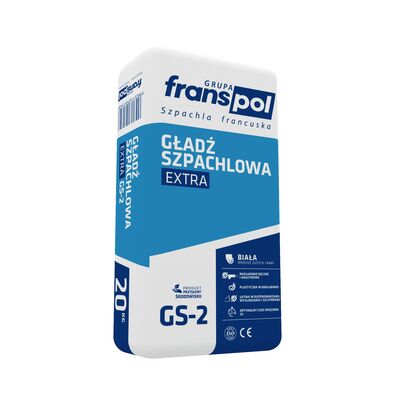 Gładź szpachlowa extra biała GS-2 20 kg Franspol
