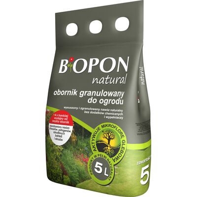 Obornik granulowany do ogrodu 5l Bopon