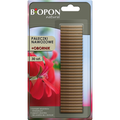 Pałeczki nawozowe + obornik 30 sztuk Bopon