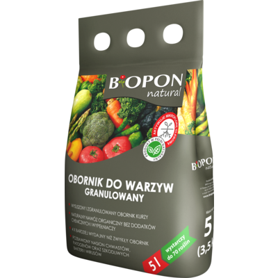 Obornik granulowany do warzyw 5 l Bopon